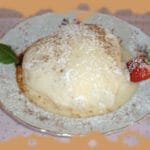 Buñuelos con crema de vanilla