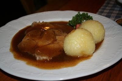 Kartoffelknödel: albóndigas de papas