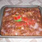 Bizcocho de ciruelas con mensaje